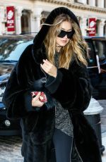 GIGI HADID Out and About in New York 03/17/2016
