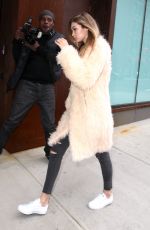 GIGI HADID Out in New York 03/18/2016