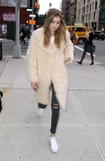 GIGI HADID Out in New York 03/18/2016