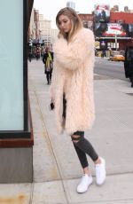 GIGI HADID Out in New York 03/18/2016