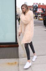 GIGI HADID Out in New York 03/18/2016