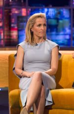 GILLIAN ANDERSON at Jonathan Ross Show 03/12/2016