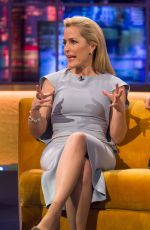 GILLIAN ANDERSON at Jonathan Ross Show 03/12/2016