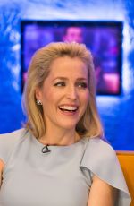 GILLIAN ANDERSON at Jonathan Ross Show 03/12/2016