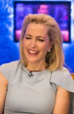 GILLIAN ANDERSON at Jonathan Ross Show 03/12/2016