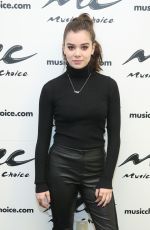 HAILEE STEINFELD at Music choice in New York 03/03/2016