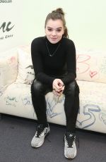 HAILEE STEINFELD at Music choice in New York 03/03/2016