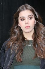 HAILEE STEINFELD Leaves Fox Studios in New York 03/01/2016
