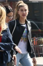HAILEY BALDWIN at a Starbucks in Beverly Hills 03/01/2016