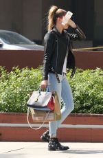 HAILEY BALDWIN at a Starbucks in Beverly Hills 03/01/2016