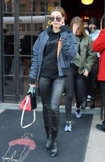 HAILEY BALDWIN Leaves The Bowery Hotel in New York 03/29/2016