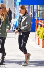 HAILEY BALDWIN Out and About in New York 03/11/2016
