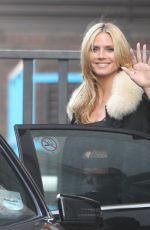 HEIDI KLUM Leaves ITV Studios in London 03/17/2016