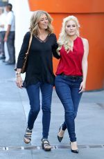 HEIDI MONTAG Out and About in Hollywood 03/01/2016