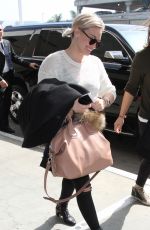 HILARY DUFF Arrives at LAX Airport in Los Angeles 03/01/2016