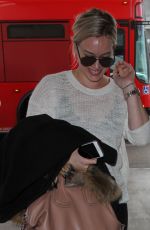 HILARY DUFF Arrives at LAX Airport in Los Angeles 03/01/2016