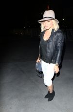 HILARY DUFF Arrives at Staples Center in Los Angeles 03/21/2016