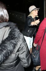 HILARY DUFF Arrives at Staples Center in Los Angeles 03/21/2016