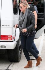 HILARY DUFF Out and About in Los Angeles 03/05/2016