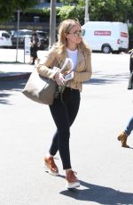 HILARY DUFF Out and About in Los Angeles 03/24/2016