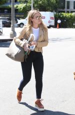 HILARY DUFF Out and About in Los Angeles 03/24/2016