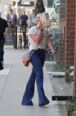 HILARY DUFF Out Shopping in Beverly Hills 02/29/2016