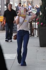 HILARY DUFF Out Shopping in Beverly Hills 02/29/2016