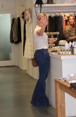HILARY DUFF Out Shopping in Beverly Hills 02/29/2016