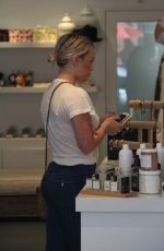 HILARY DUFF Out Shopping in Beverly Hills 02/29/2016