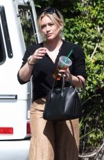 HILARY DUFF Out Shopping in Los Angeles 03/17/2016