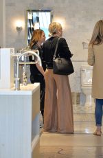 HILARY DUFF Out Shopping in Los Angeles 03/17/2016