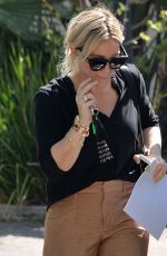 HILARY DUFF Out Shopping in Los Angeles 03/17/2016