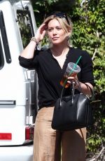HILARY DUFF Out Shopping in Los Angeles 03/17/2016