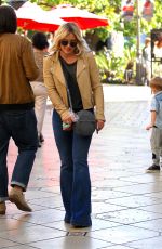 HILARY DUFF Shopping at The Grove in Los Angeles 03/22/2016