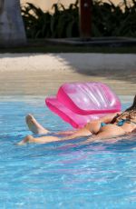 OLA JORDAN in Bikini at a Pool in Dubabi 03/04/2016