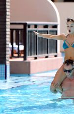 OLA JORDAN in Bikini at a Pool in Dubabi 03/04/2016