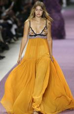 GIGI HADID at Giambattista Valli Fashion Show in Paris 03/07/2016