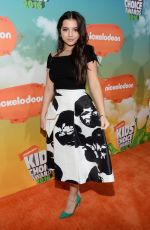 ISABELA MONER at Nickelodeon’s 2016 Kids’ Choice Awards in Inglewood 03/12/2016