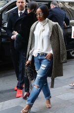 JADA PINKETT SMITH Arrives at Hotel Bristol in Paris 03/08/2016