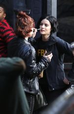 JAIMIE ALEXANDER on the Set of 