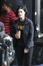 JAIMIE ALEXANDER on the Set of 