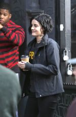 JAIMIE ALEXANDER on the Set of 