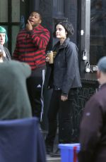 JAIMIE ALEXANDER on the Set of 