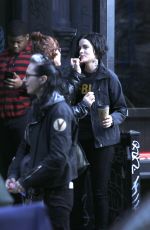JAIMIE ALEXANDER on the Set of 