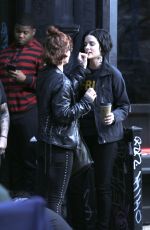 JAIMIE ALEXANDER on the Set of 
