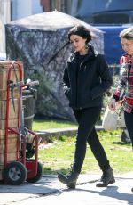 JAIMIE ALEXANDER on the Set of 