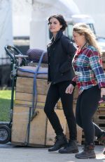 JAIMIE ALEXANDER on the Set of 