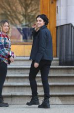 JAIMIE ALEXANDER on the Set of 