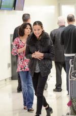JAMIE CHUNG at Los Angeles International Airport 03/03/2016