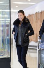 JAMIE CHUNG at Los Angeles International Airport 03/03/2016